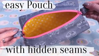 Сosmetic pouch or pencil case? My favorite way to sew. Step by step DIY tutorial