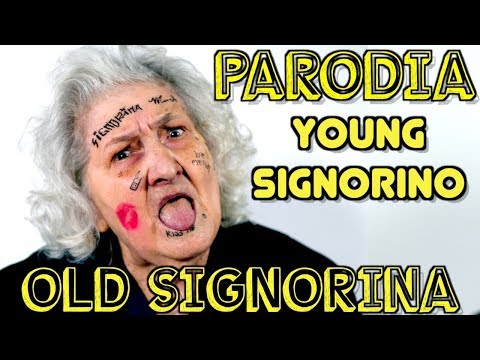 IF MY GRANDMOTHER WAS YOUNG SIGNORINO - PARODY Mmh Ha Ha Ha - iPantellas