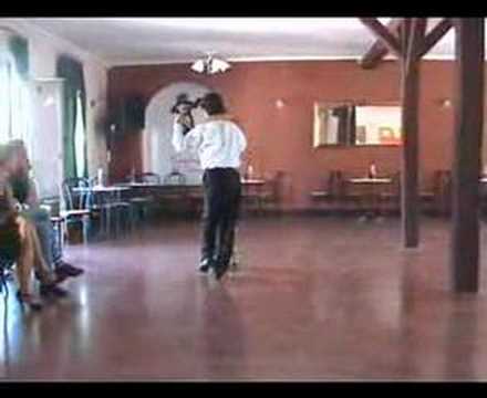  Javier Rodriguez  and  Geraldine Rojas  are  dancing  to  the  tango  "  Yuyo Brujo  "