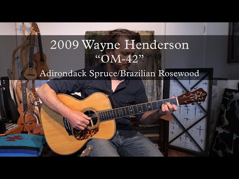 2009 Wayne Henderson OM-42 Adirondack Spruce/Brazilian image 8