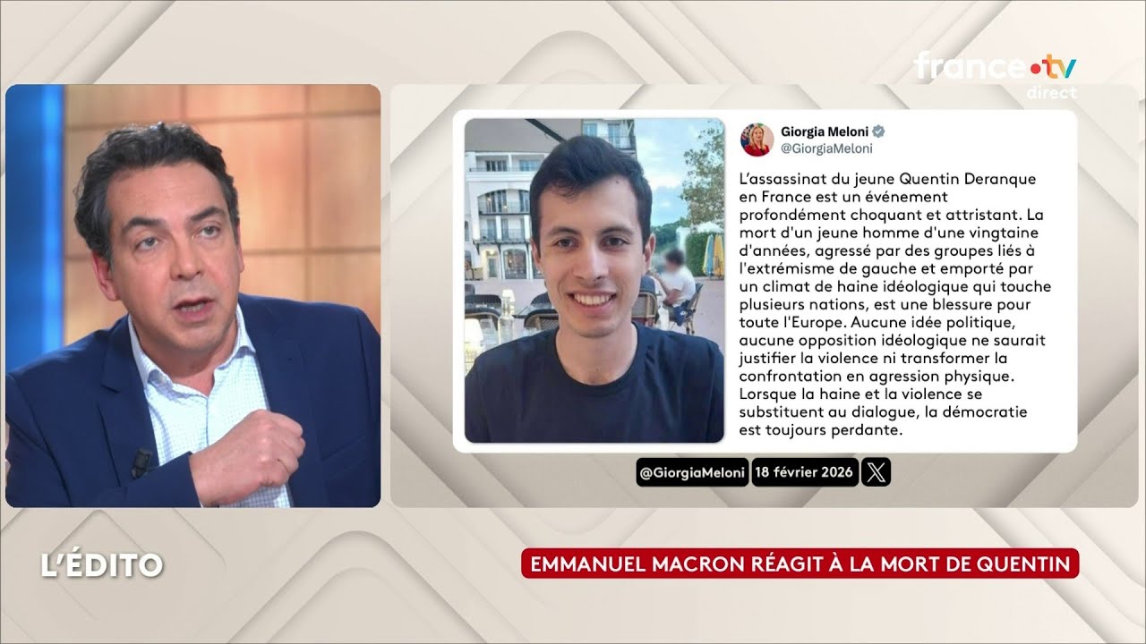 Meurtre de Quentin Deranque : le point sur l’enquête - C à Vous l’Intégrale - 19/02/2026
