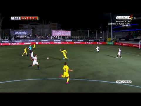 Kike Collantes. Villareal Sevilla media gol cup 2019