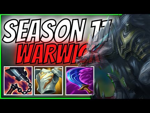 How to Play WARWICK Jungle & CARRY + Best WARWICK Build/Runes | WARWICK Jungle Guide Season 11