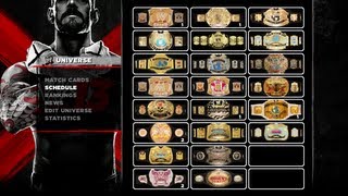 WWE 13: Universe Mode 30 Full Details!