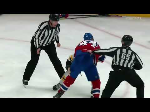 Joel Edmondson drops the gloves with AJ Greer