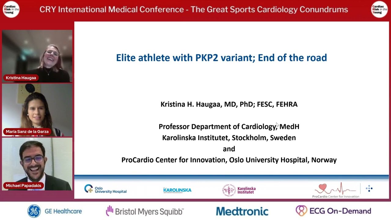 Debate 1 - Case presentation of Elite athlete with PKP2 variant; End of the road