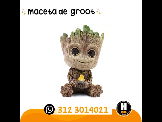 Vídeo relacionado con HBSFBH Baby Groot Maceta, Pen Pot y Macetas, Gente del Árbol, Figura de acción para Plantas y bolígrafos de la película clásica, para Deco del Acuario/Decoración de Escritorio/Perfecto como Regalo