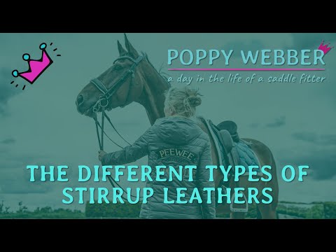WHICH STIRRUP LEATHERS DO I NEED? A quick chat about the different types.