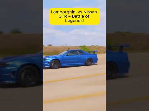 Lamborghini vs Nissan GTR – Battle of Legends!