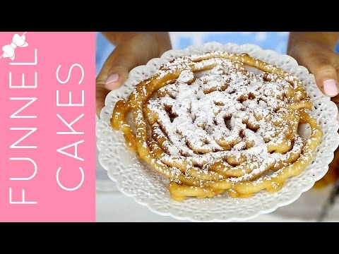 How To Make Easy Pancake Mix Funnel Cakes // Lindsay Ann Bakes