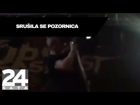 Vinkovci: Srušila se pozornica, skoro pogodila pjevača Opće opasnost