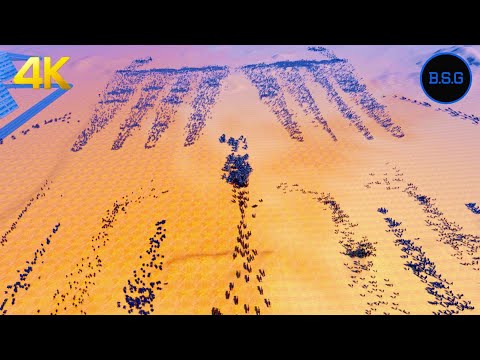 8,000 Medieval ARMY  vs 12,000 ORC ARMY - Ultimate Epic Battle Simulator UEBS 4K Video