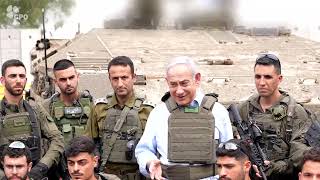 ראש הממשלה בנימין נתניהו בביקור במרחב הצפוני (עדכוני משרד ראש הממשלה) - התמונה מוצגת ישירות מתוך אתר האינטרנט יוטיוב. זכויות היוצרים בתמונה שייכות ליוצרה. קישור קרדיט למקור התוכן נמצא בתוך דף הסרטון