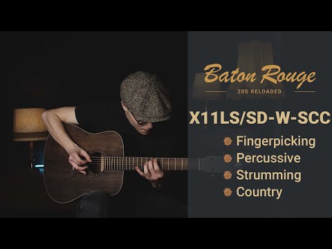 Демонстрация гитары Baton Rouge X11LS/D-W-SCC