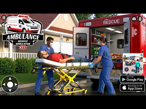 👨‍⚕️AMBULANCE RESCUE SIMULATOR GAME 3D🚑ANDROID GAMEPLAY (PART 1) 🥳