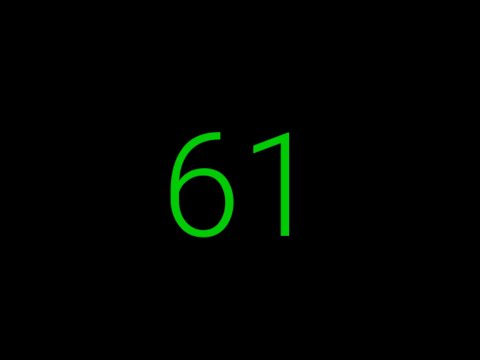 61 Second Timer