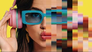Make Pixel Gradient Glitch Effects in Unicorn Studio