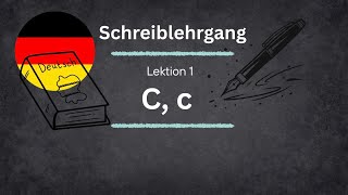 Nr. 7 ✍️/ Schreiblehrgang (C) - Druckbuchstaben #deutsch  #deutschunterricht #немецкийкаждыйдень #c