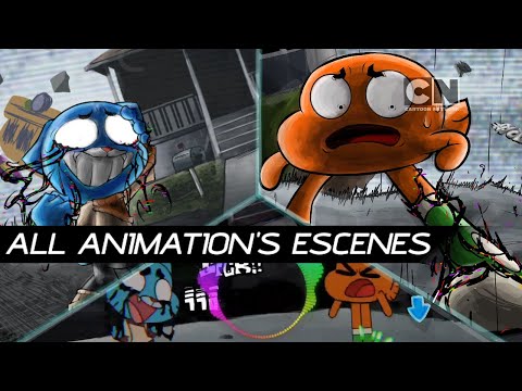 FNF:"Forgotten World" ALL ANIMATION'S ESCENES /Pibby Apocalypse [UN-OFICIAL] (SantiAnimations)