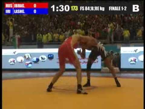 Finale FS 84 Kg (RUS) IBRAGIMOV Magomed vs (IRI) LASHGARI Ehsan Naser