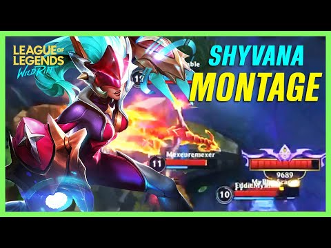 Wild Rift SHYVANA Montage - Best SHYVANA Plays | LoL Wild Rift Montage