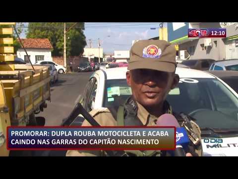 ROTA DO DIA  21 08  Dupla rouba bicicleta mas eÌ preso pelo CapitaÌƒo Nascimento