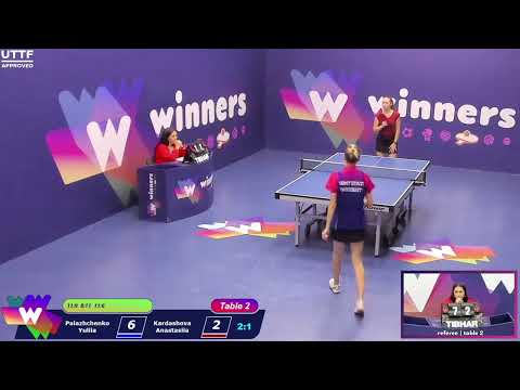 Winners League  17.09.21 Palazhchenko Yuliia - Kardashova Anastasiia 17:00