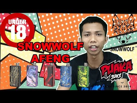 SnowWolf Afeng AIO Pod System unboxing and Review [ Puaka Juice ]
