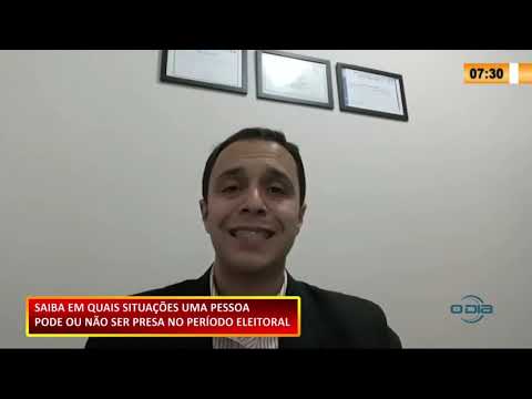 Saiba em quais situações uma pessoa pode ou não ser presa no período eleitoral 12 11 2020