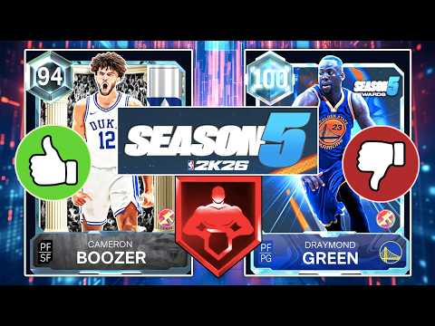NEW SEASON 5 REWARDS IN NBA 2K26 MyTEAM! WHICH PLAYERS ARE WORTH GETTING?