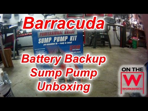 Barracuda AC/DC Sump Pump Kit Unboxing