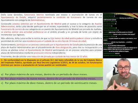 26.- Supuesto práctico C1 Promoción interna - Ayuntamiento de Madrid - 2018