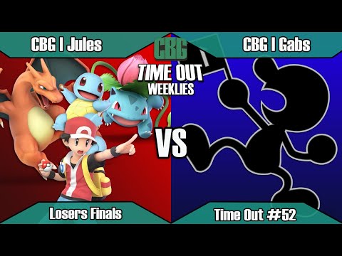 Time Out #52 | Losers Finals | CBG | Jules (Pokemon Trainer) vs. CBG | Gabs (Mr. Game & Watch)