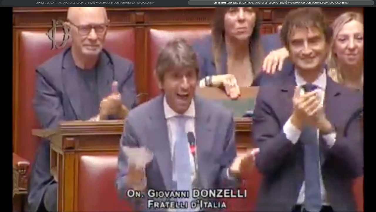 DONZELLI: "STOP ALLE MAGGIORANZE MENO STABILI DELLE COPPIE DI TEMPTATION ISLAND"