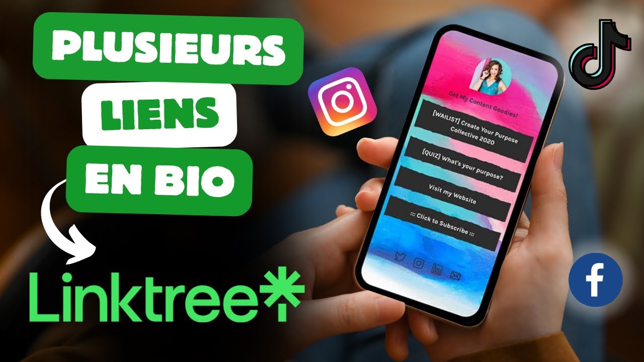Tutoriel LINKTREE - Avoir plusieurs LIENS sur sa BIO INSTAGRAM / FACEBOOK / TIKTOK