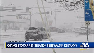 Changes to car registration renewals 120324