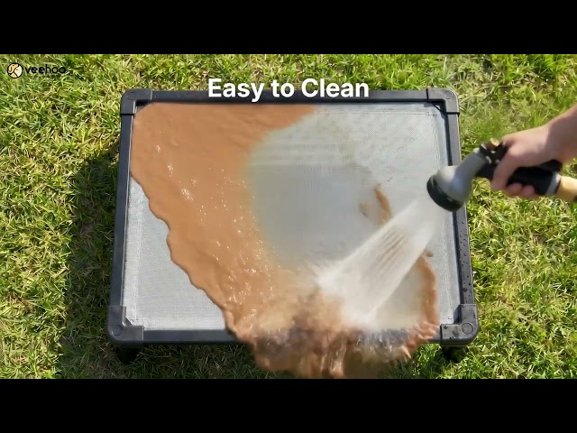 Veehoo Chew-Proof Small Elevated Dog Bed