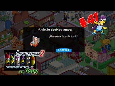 Los Simpson Springfield, Superhéroes 2 "Cap. 41 - Botiquín con 20 tiritas" por Tony