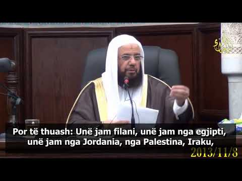 Ah sikur të frikësoheshe nga përgojimi, siç frikësohesh nga kjo fjalë! Salih Taha