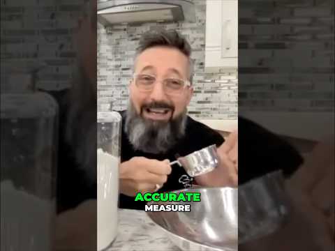 Perfect Flour Measurement Every Time! #flour #bakingtips #bakingtipsandtricks #bakinghack #baking