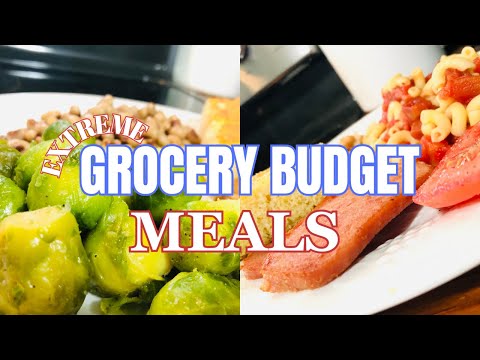 EXTREME GROCERY BUDGET MEALS | Simple Recipes | Quick & EASY Cheap Recipes