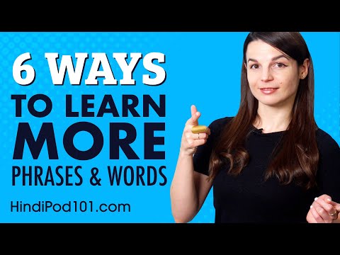 6 Ways to Learn New Hindi Words, Phrases & Speak More Hindi