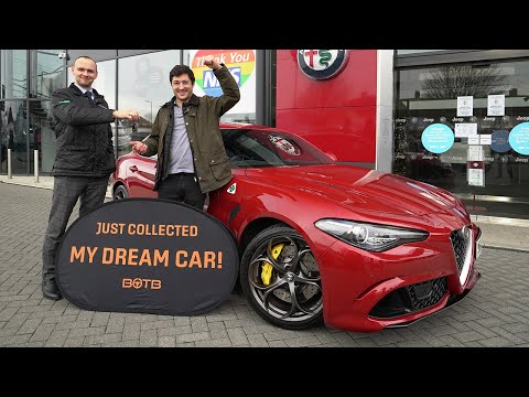 BOTB Winner Valter Nunes collects his Alfa Romeo Giulia Quadrifoglio!
