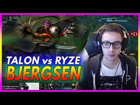 404. Bjergsen Talon vs Ryze Mid - Febuary 25th, 2017 - Patch 7.4 Season 7