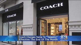 Coach Changes Its Name To Tapestry