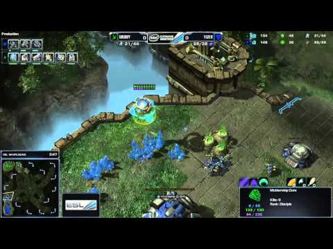 Fuzer vs Grubby Game 1 - European Qualifier - IEM Shanghai - Starcraft 2
