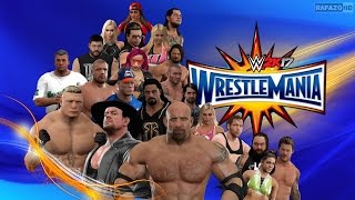 WWE 2K17 Simulation: WrestleMania 33 - Highlights ReCap