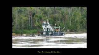 preview picture of video '2011 Peru   Rio Amazonas, Between Nauta and Iquitos, With Guilmer V, Before Tamshiyaco'
