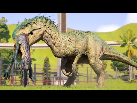 ALL Carnivore Dinosaurs vs Indominus Rex – Ultimate Battle | Jurassic World Evolution 2