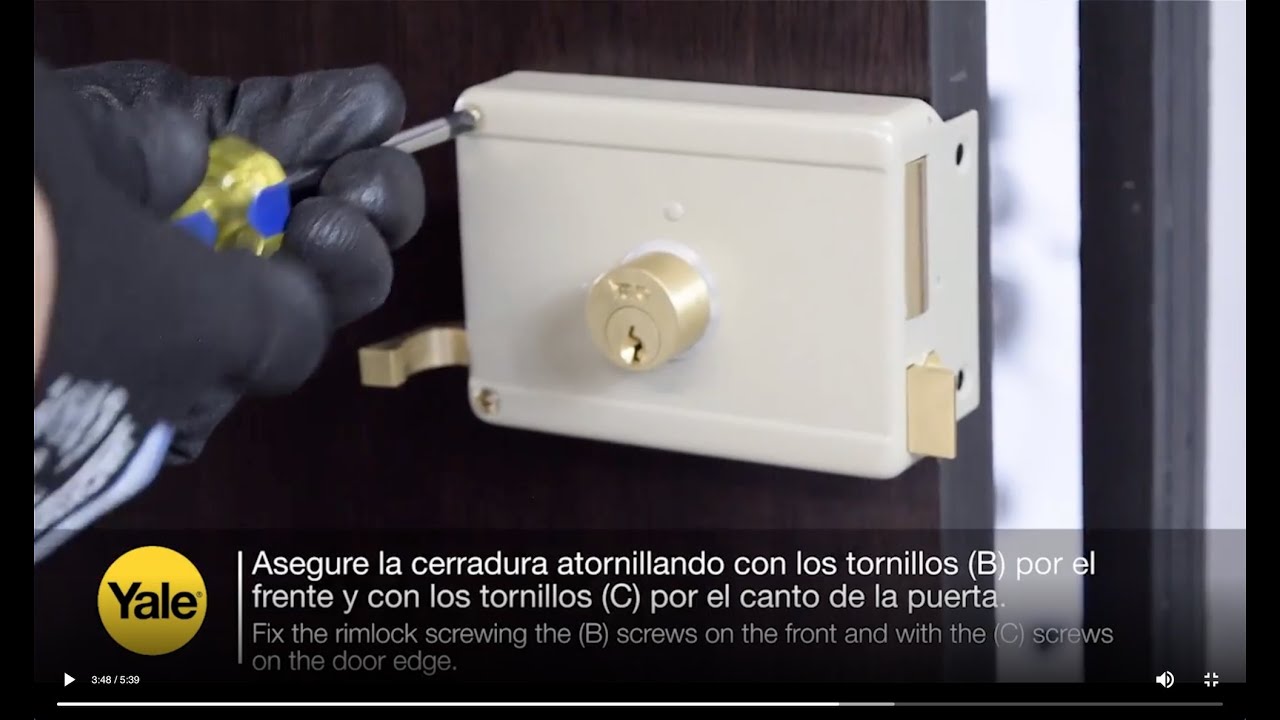 ¿Cómo instalar tu llavín 610 de Yale